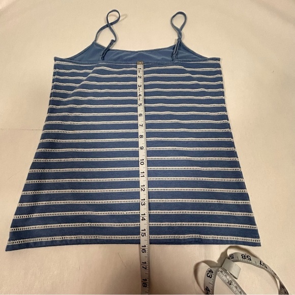 2 for$15 LOFT Blue and White Fitted Camisole - Picture 7 of 8